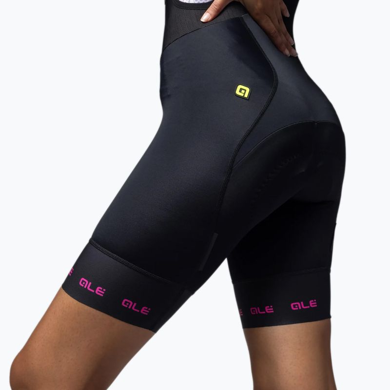 Шорти велосипедні жіночі Alé Strada 2.0 Bibshorts fuchsia 4