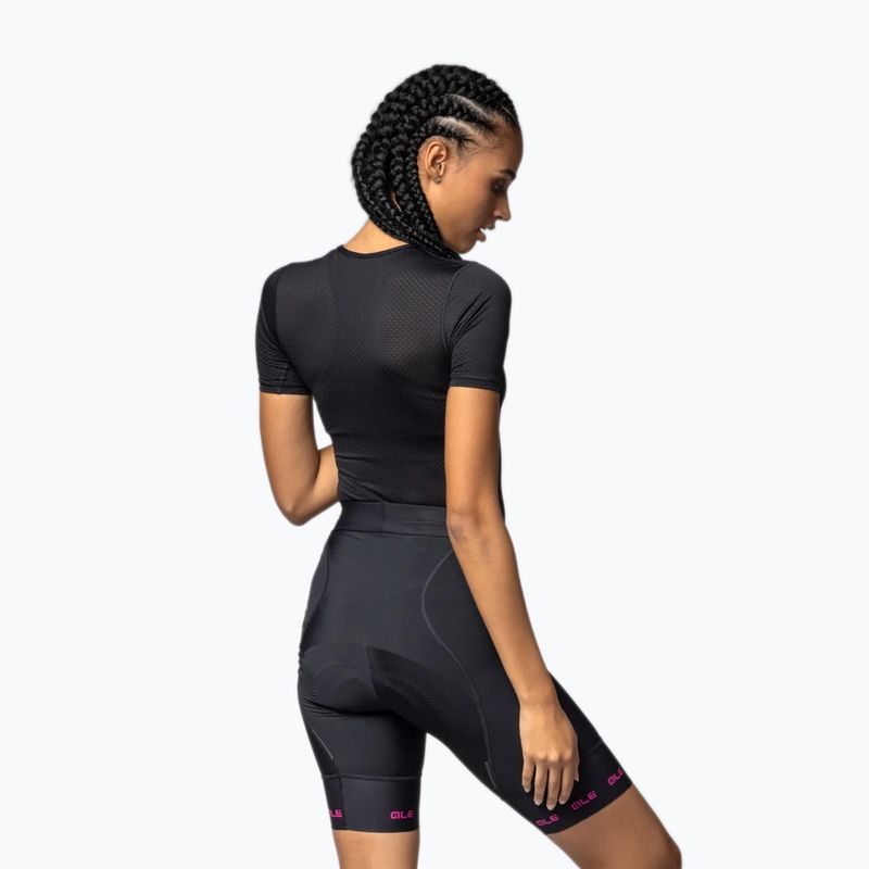 Шорти велосипедні жіночі Alé Strada 2.0 fuchsia 3