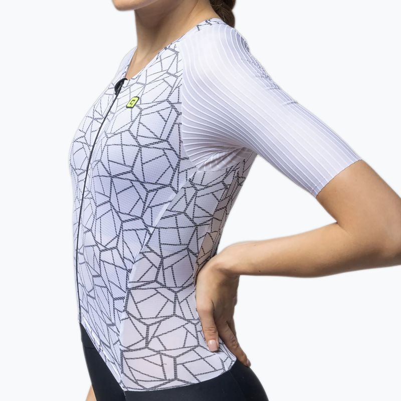 Комбінезон для тріатлону жіночий Alé Focus white 3