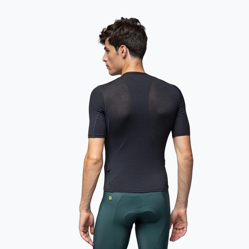Майка велосипедна чоловіча Alé Merino SS nero/black 2