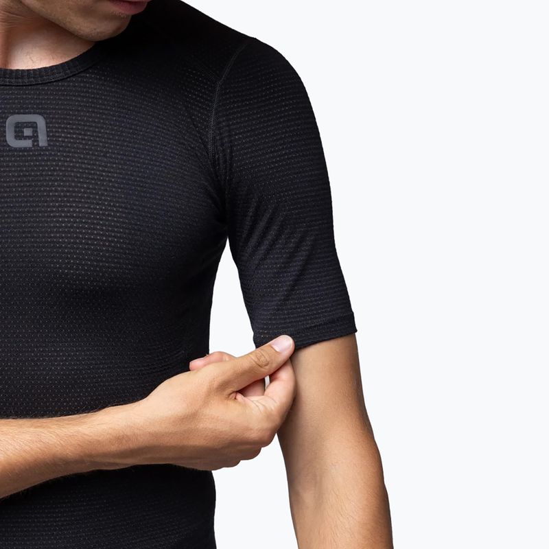 Майка велосипедна чоловіча Alé Merino SS nero/black 4