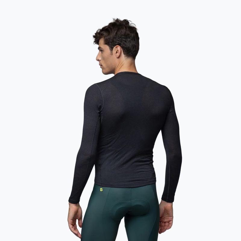Майка велосипедна чоловіча Alé Merino LS nero/black 2