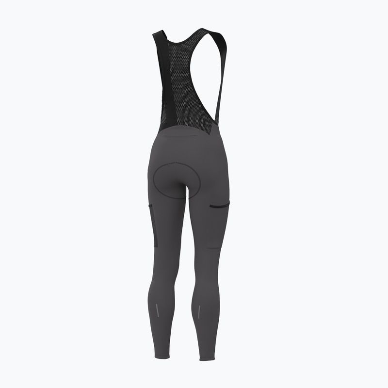 Шорти велосипедні жіночі Alé Stones Cargo 2.0 Bibtights acciaio/steel 2