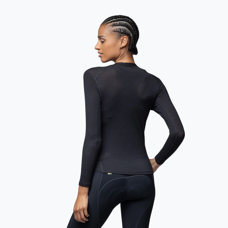 Майка велосипедна жіноча Alé Merino LS nero/black 2