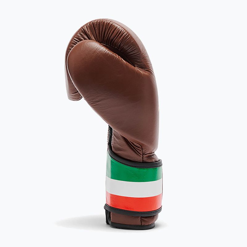 Рукавиці боксерські LEONE 1947 Italy '47 black/white/brown 4