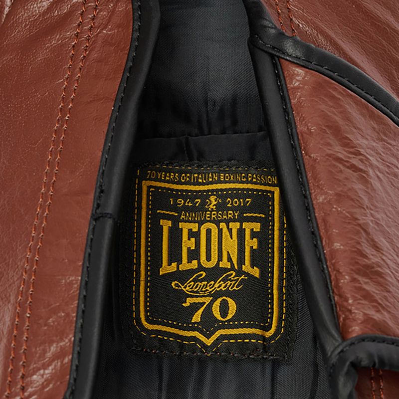 Рукавиці боксерські LEONE 1947 Italy '47 black/white/brown 5