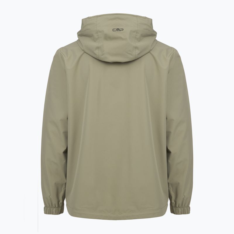 Куртка дощовик чоловіча CMP 39X7367 Snaps Hood sage 2