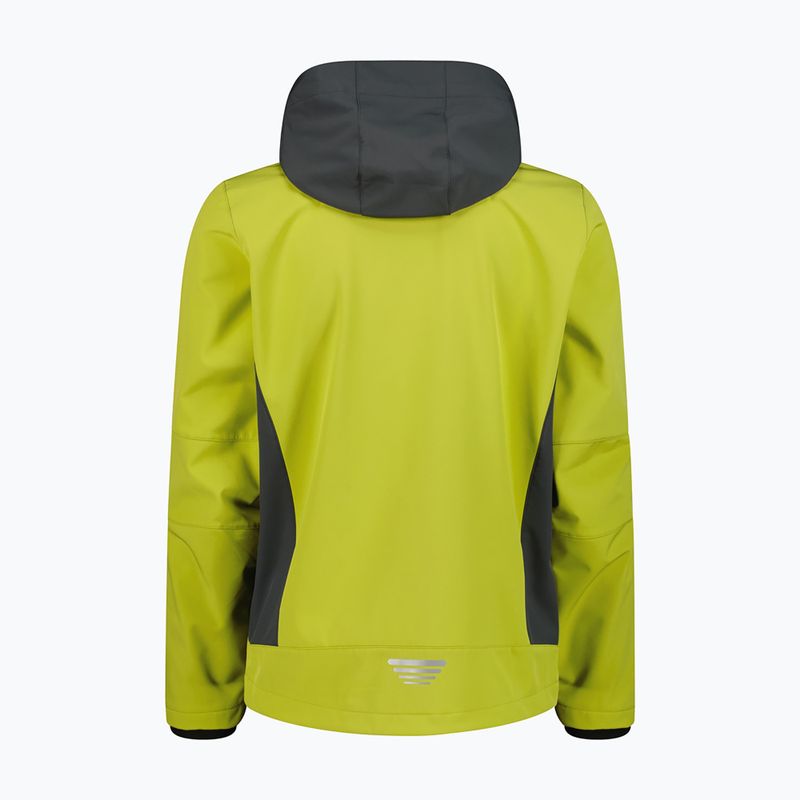 Куртка софтшелл чоловіча CMP 3A01787N Zip Hood cardamom/black pine 2