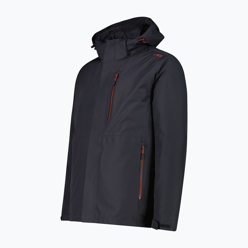 Куртка утеплена чоловіча CMP 36Z2257D Zip Hood Detachable Inn antracite 3