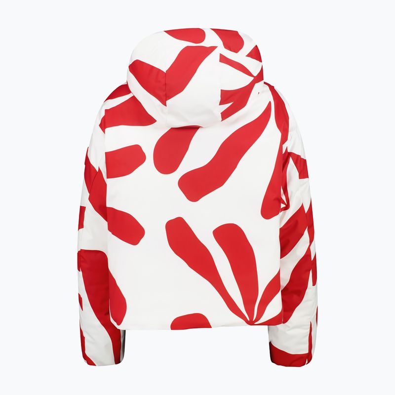 Куртка лижна жіноча CMP Fix Hood red/b.co gesso 2