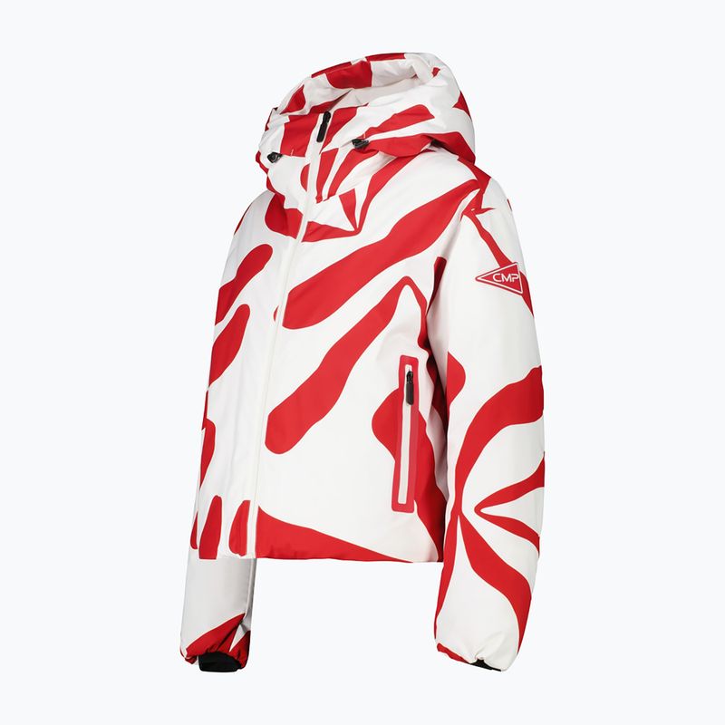 Куртка лижна жіноча CMP Fix Hood red/b.co gesso 3