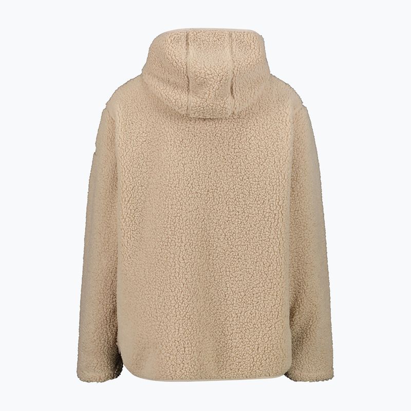 Пальто жіноче CMP 36P2916 Long Teddy kaki 2