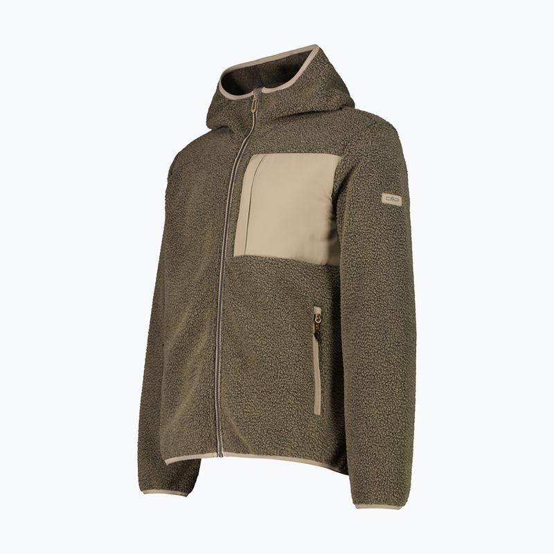 Пальто утеплене чоловіче CMP 36K2247 Fix Hood Parka teak mel 3