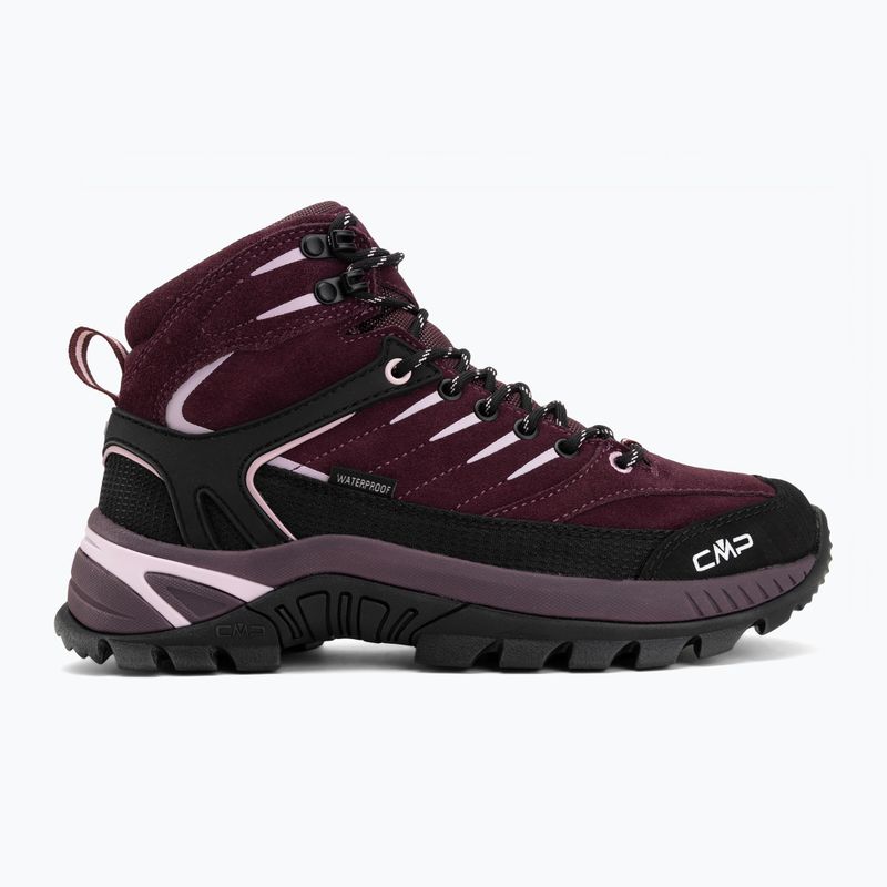 Взуття трекінгове жіноче CMP Rigel 2.0 Mid Waterproof plum/soft pink 2