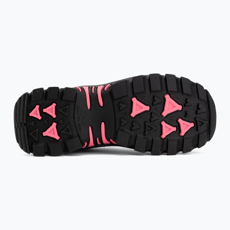 Взуття трекінгове дитяче CMP Rigel 2.0 Low Waterproof grey/acquarius/pink fluo 4