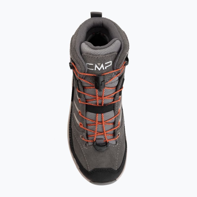 Взуття трекінгове дитяче CMP Rigel 2.0 Mid Waterproof grey/brick 5