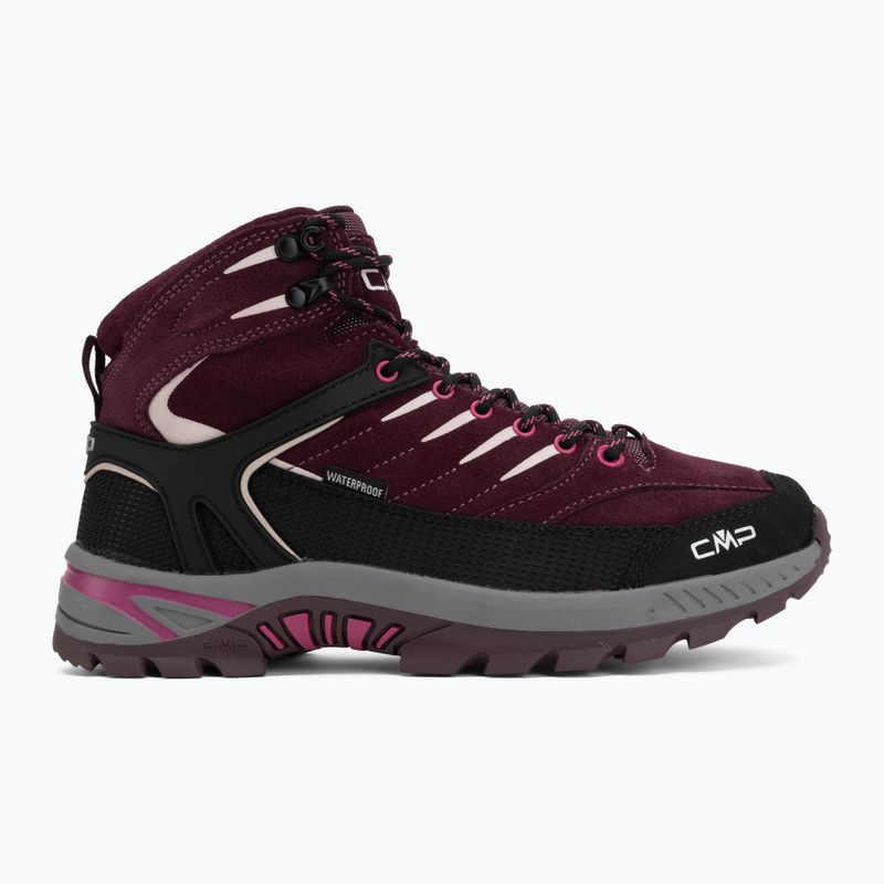Взуття трекінгове дитяче CMP Rigel 2.0 Mid Waterproof black berry/amaranto 2