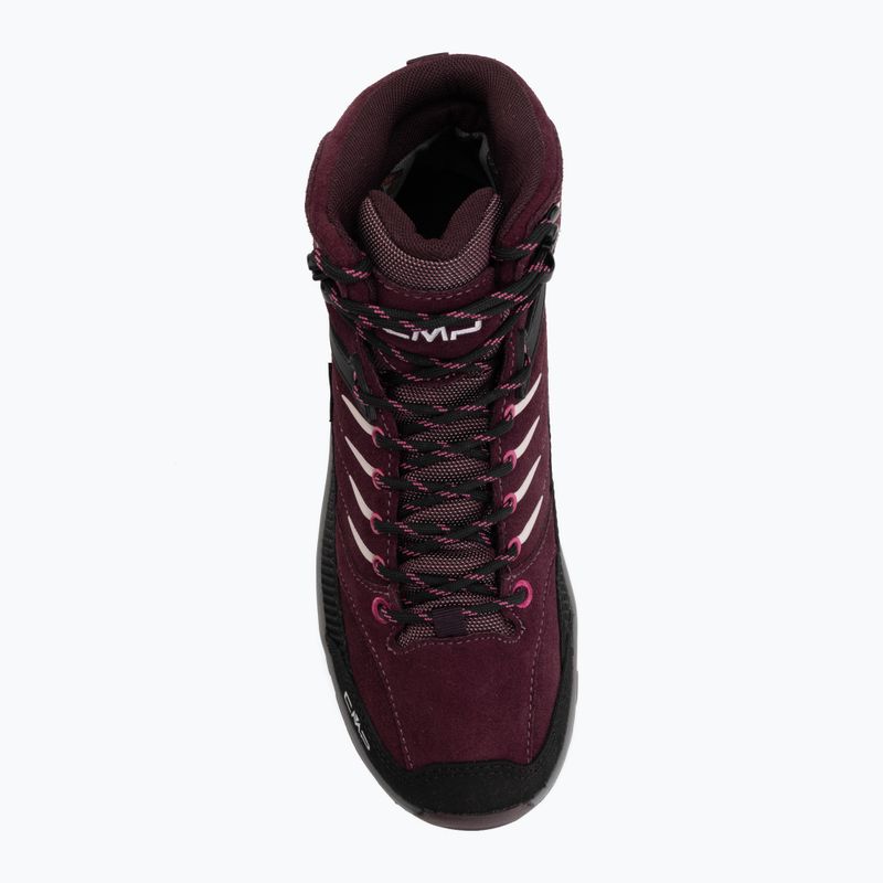 Взуття трекінгове дитяче CMP Rigel 2.0 Mid Waterproof black berry/amaranto 5