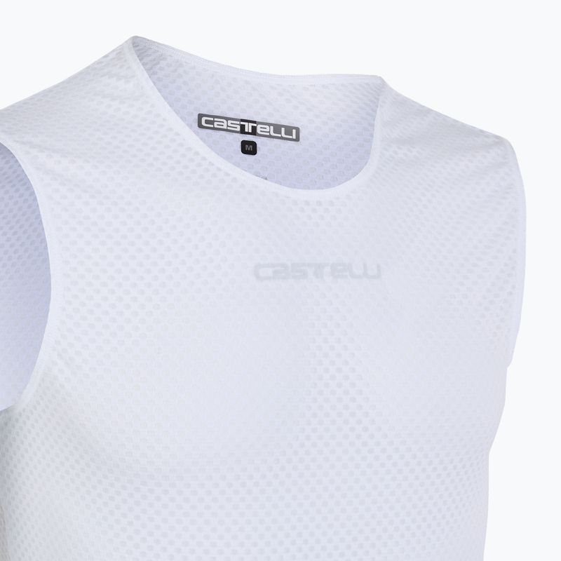 Футболка велосипедна чоловіча Castelli Pro Mesh 2.0 Sleeveless white 3