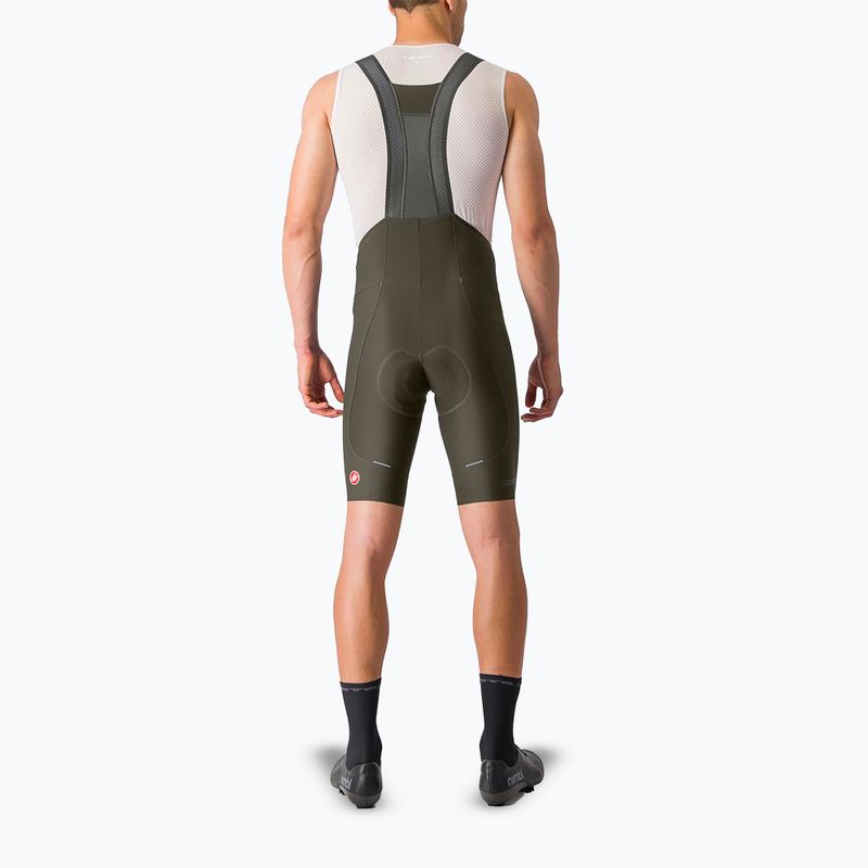 Шорти велосипедні чоловічі Castelli Espresso deep green 2