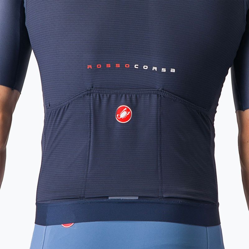 Чоловіча велофутболка Castelli Aero Race 7.0 бельгійський синій 7