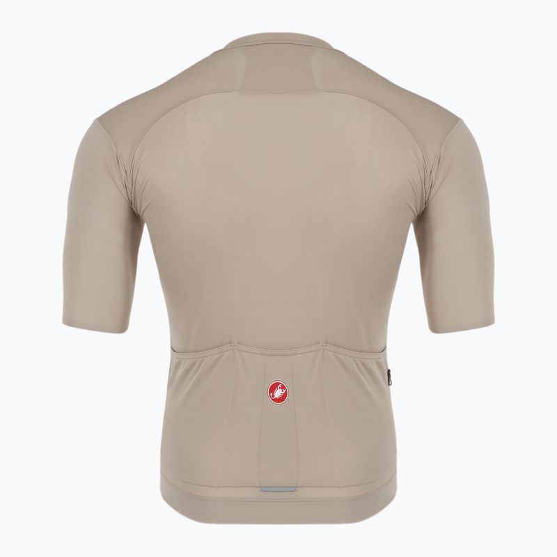 Футболка велосипедна чоловіча Castelli Prologo Lite clay/ gunmetal gray 2