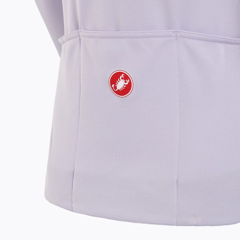 Кофта велосипедна жіноча Castelli Sinergia 2 Jersey FZ W purple mist/purple dew 4