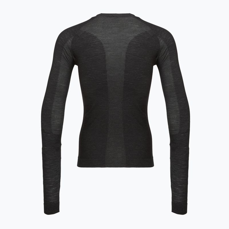 Лонгслів велосипедний чоловічий Castelli Merino Seamless Baselayer black 2