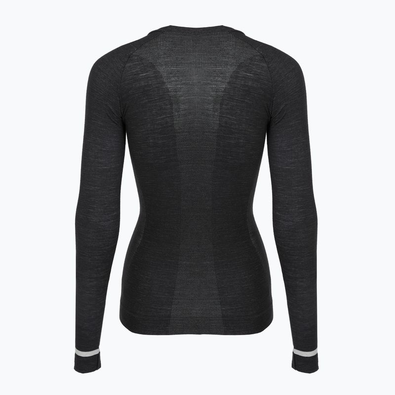 Лонгслів велосипедний жіночий Castelli Merino Seamless Baselayer W black 2