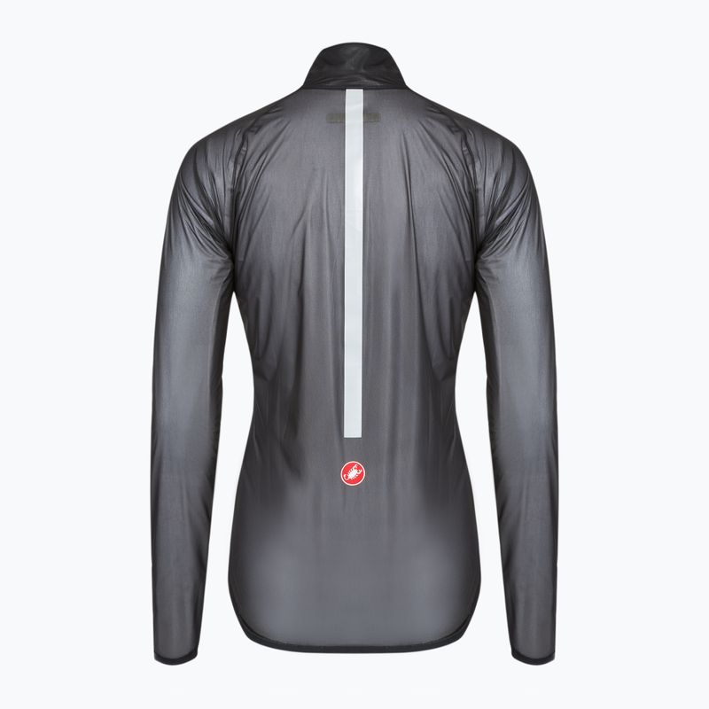 Куртка велосипедна жіноча Castelli Squall Shell W light black/silver gray 2