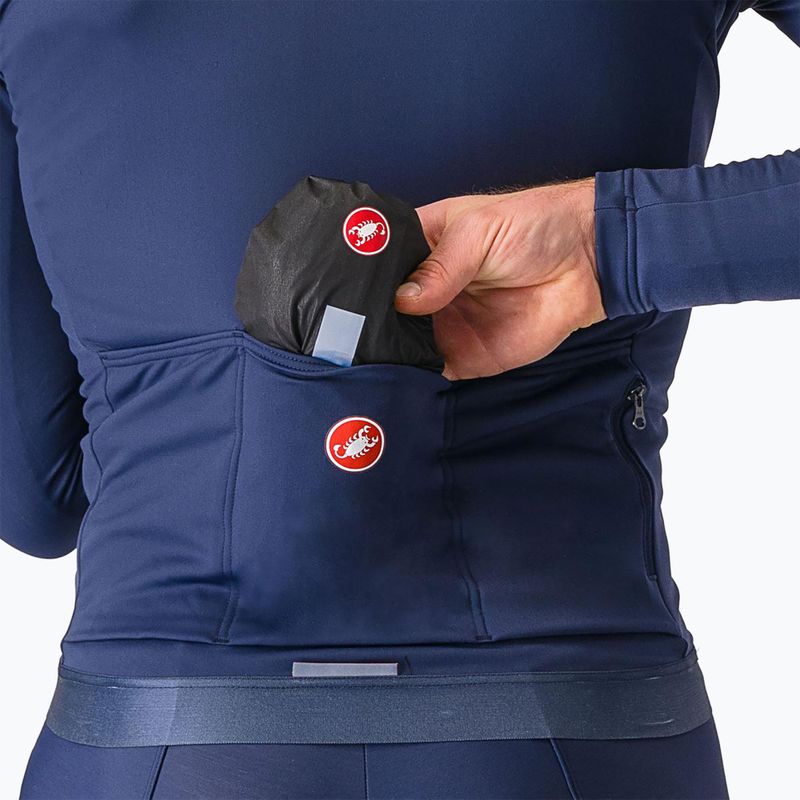 Куртка велосипедна чоловіча Castelli Squall Shell light black/silver gray 6