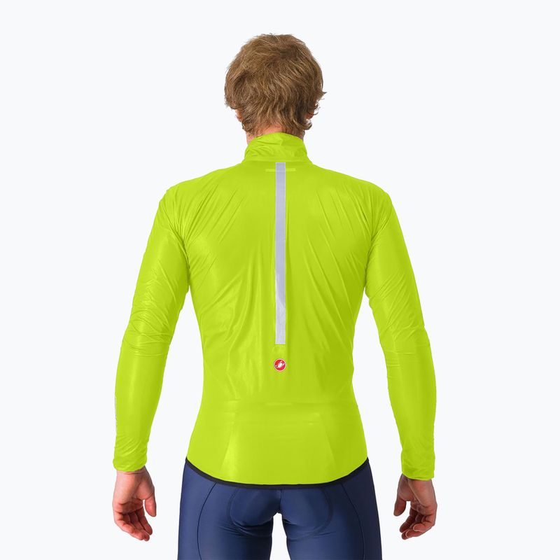 Куртка велосипедна чоловіча Castelli Squall Shell electric lime/black 2