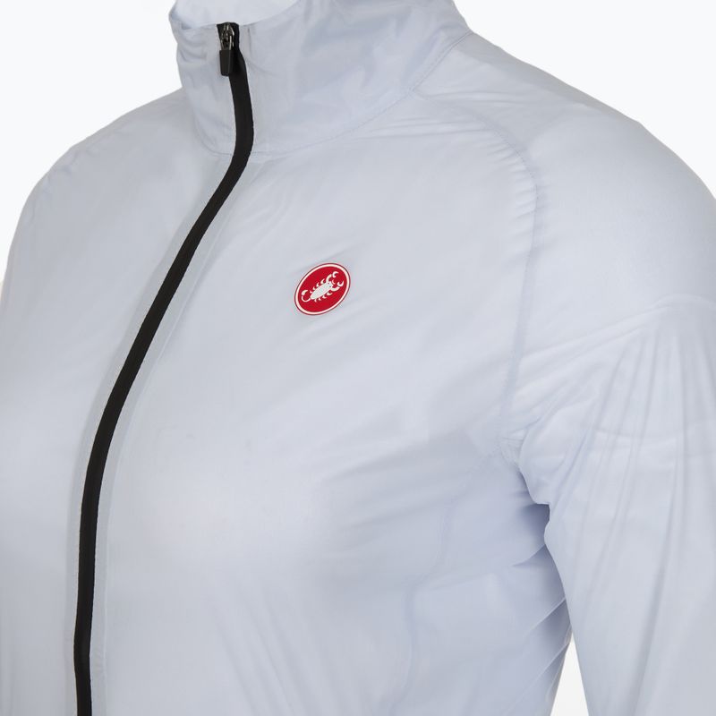 Куртка велосипедна жіноча Castelli Squall Shell W silver gray/black 3