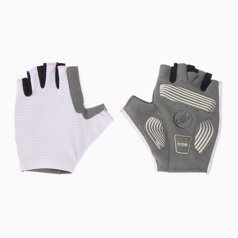 Рукавички велосипедні жіночі Castelli Espresso purple mist
