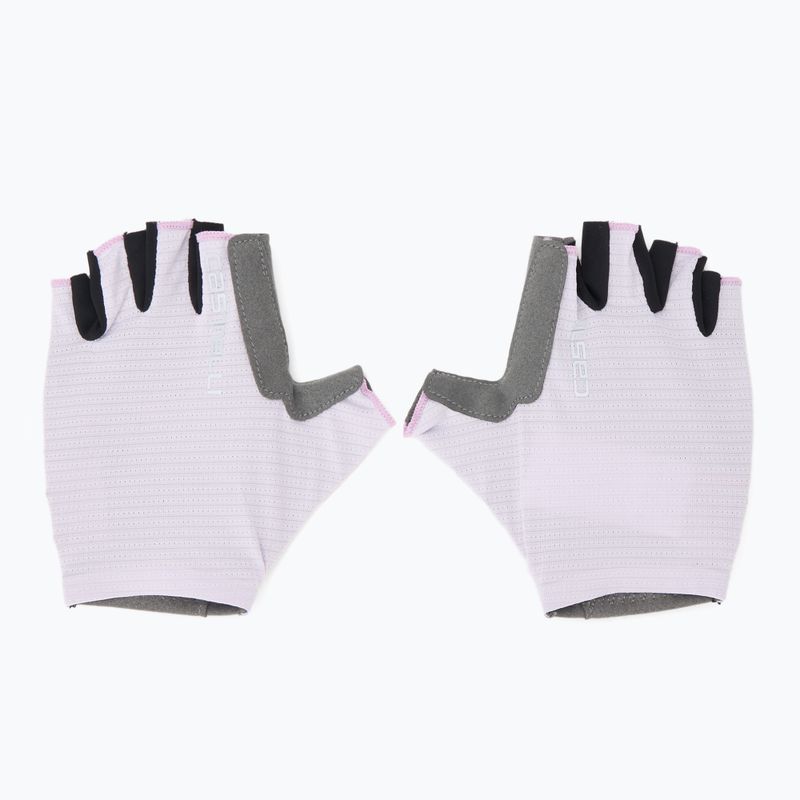 Рукавички велосипедні жіночі Castelli Espresso purple mist 2