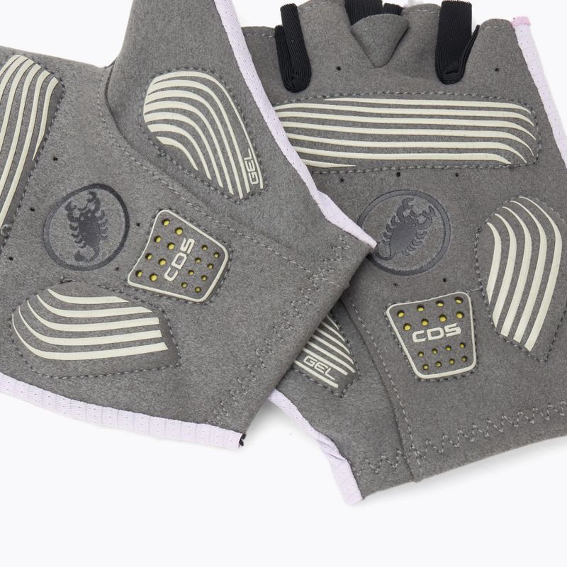 Рукавички велосипедні жіночі Castelli Espresso purple mist 7