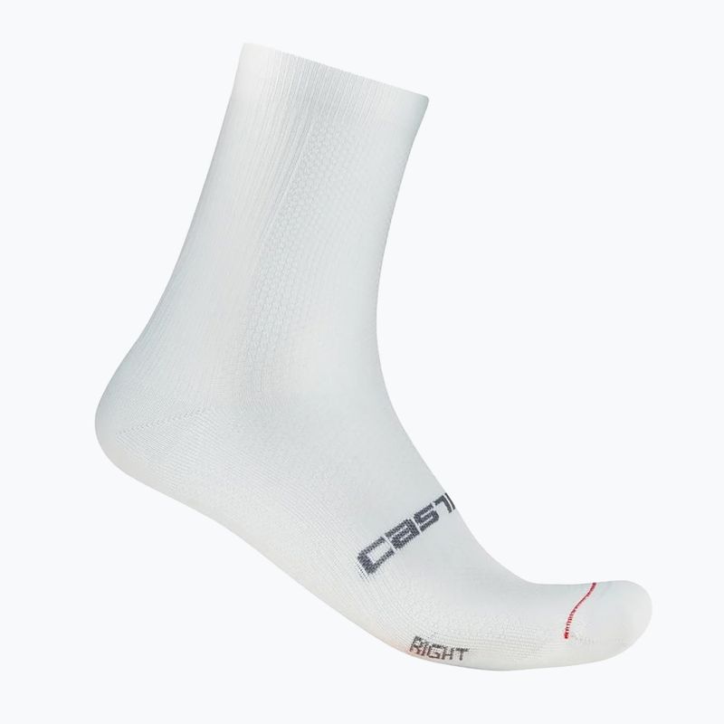 Шкарпетки чоловічі Castelli Espresso 12 white