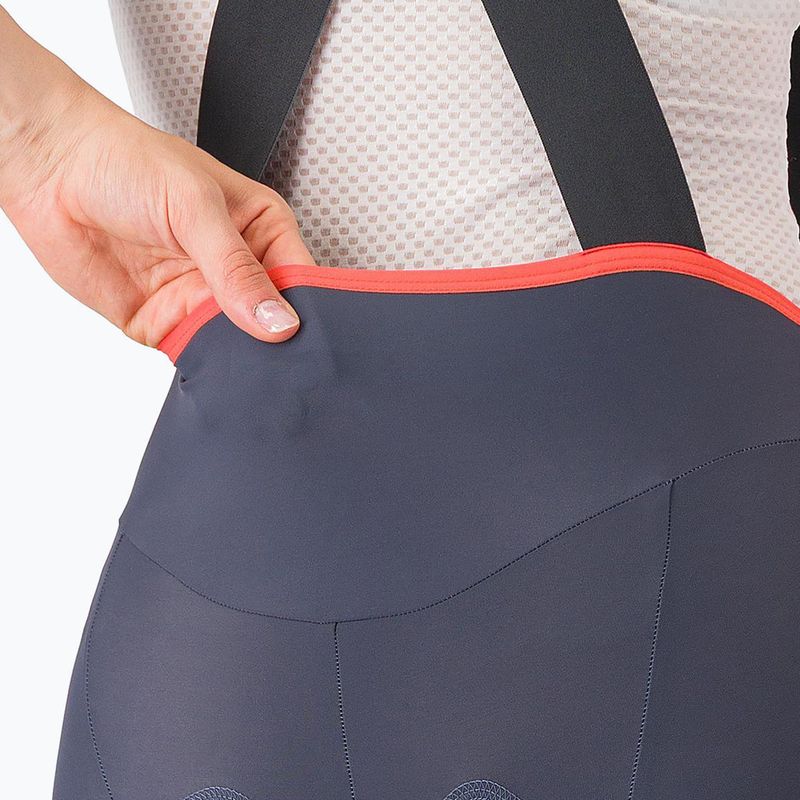 Шорти велосипедні жіночі Castelli Prima 2 DT W twillight blue/hibiscus 4