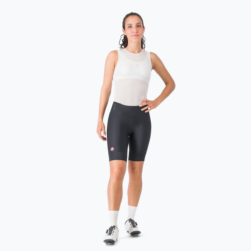Жіночі велосипедні шорти Castelli Prima 2 чорні/чорні 2