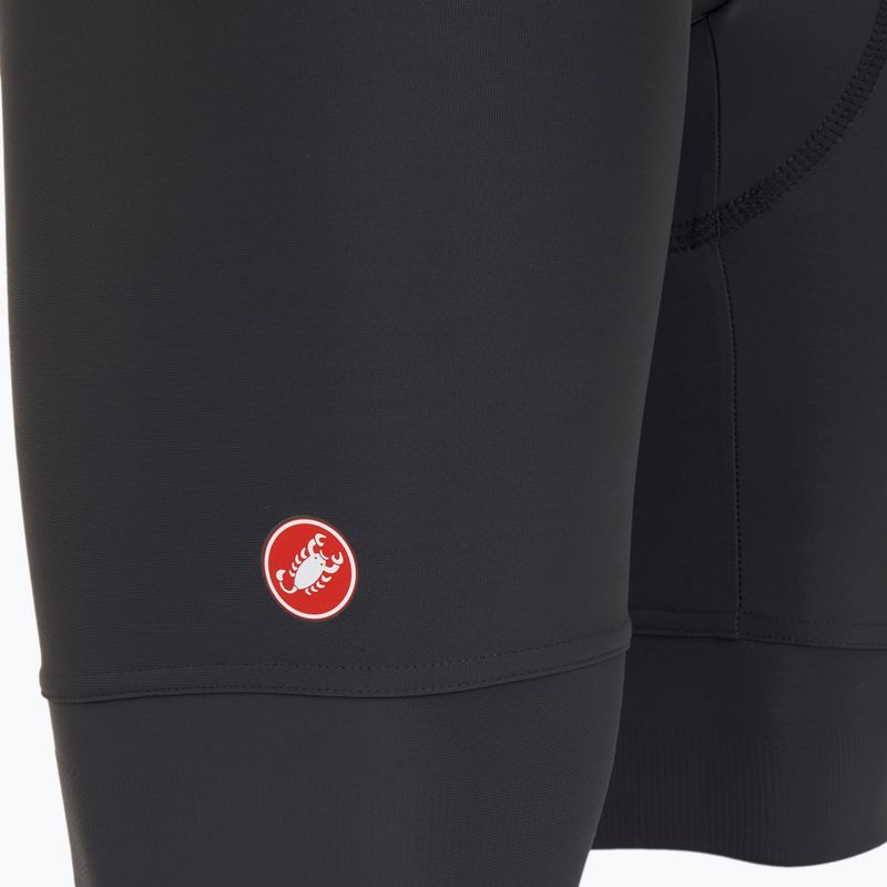 Шорти велосипедні жіночі Castelli Prima 2 dark gray/pool blue 3