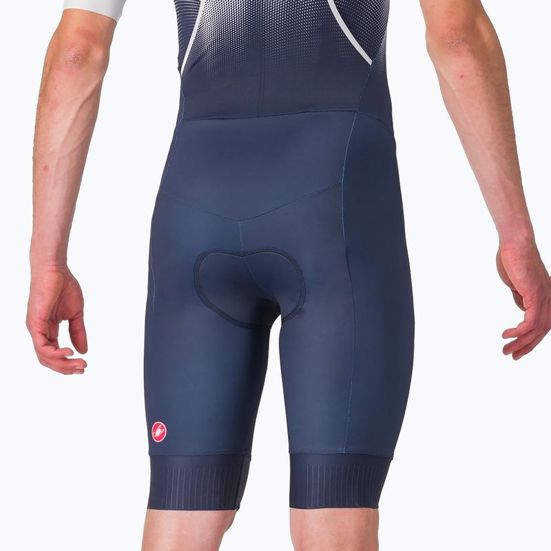 Комбінезон велосипедний чоловічий Castelli Core Tri belgian blue/white 5