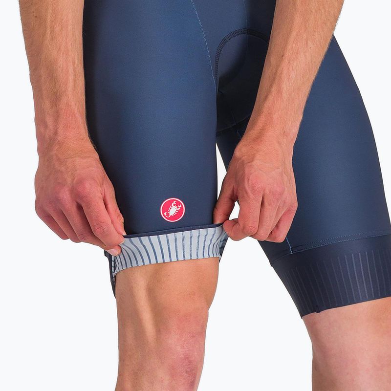 Чоловічий велокостюм Castelli Core Tri бельгійський синій/білий 6