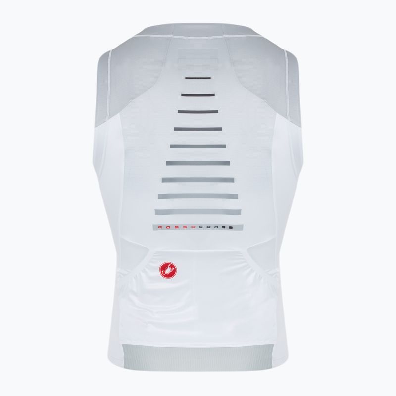 Футболка велосипедна чоловіча Castelli Free Speed 3 white/silver gray 2