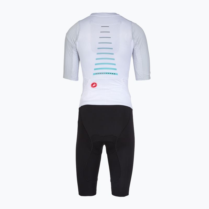 Комбінезон велоспортивний жіночий Castelli Free Sanremo 3 SS in white/black 2