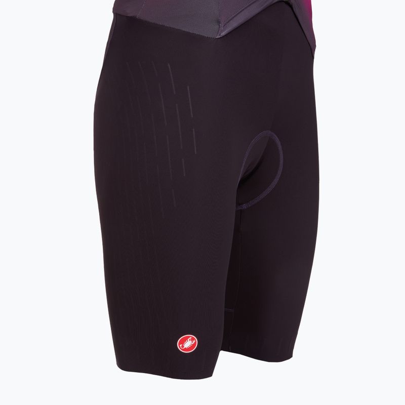 Комбінезон велоспортивний жіночий Castelli Free Sanremo 3 SS In dark night shade/vivid orange-bright rose 4