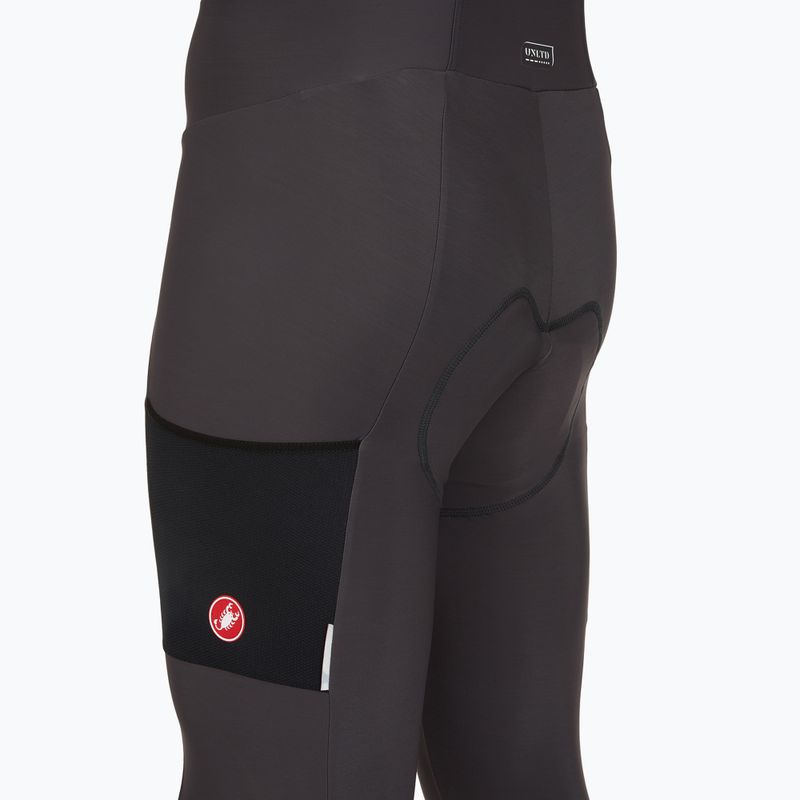 Штани велосипедні чоловічі Castelli Unlimited dark gray 4