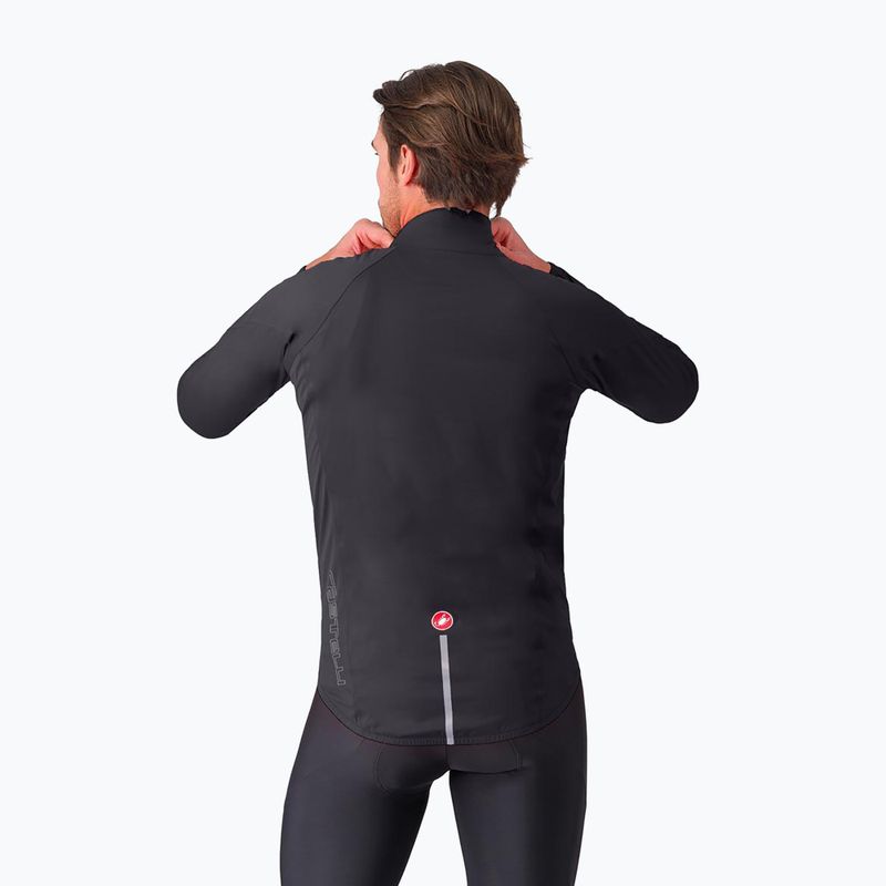Куртка велосипедна чоловіча Castelli Emergency 3 Rain Jacket light black 2