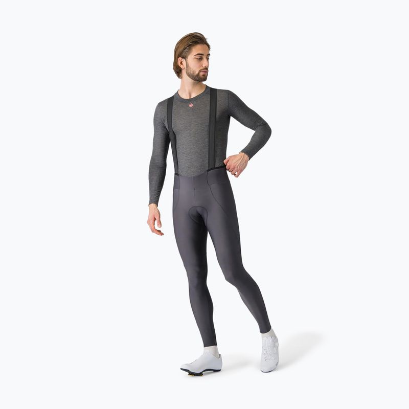 Лонгслів велосипедний чоловічий Castelli Medio Base Layer melange gray 2