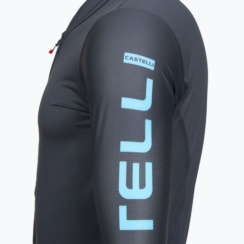 Футболка велосипедна чоловіча Castelli Entrata Apex twilight blue/neon cobalt 3