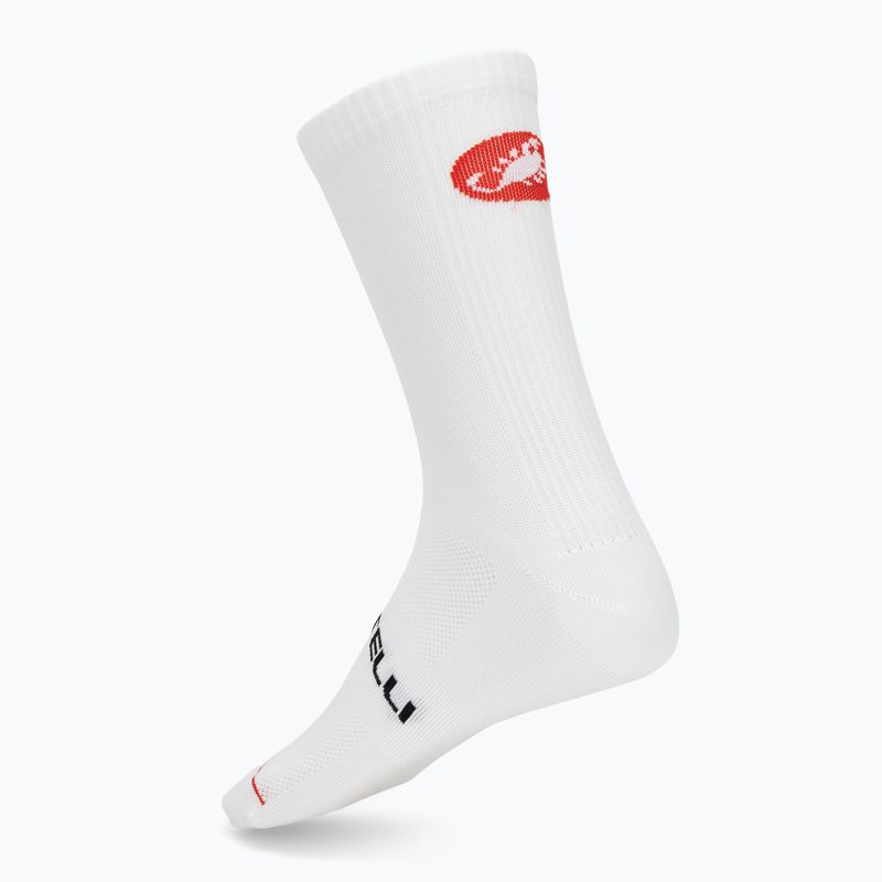 Шкарпетки чоловічі Castelli Entrata 18 white 2